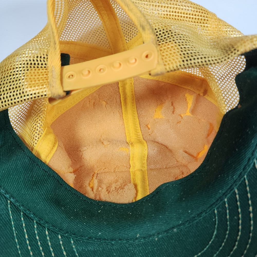 Vintage 80s DEKALB Seeds Mesh Back Trucker Hat Cap Farm Agriculture K Products - Picture 6 of 7